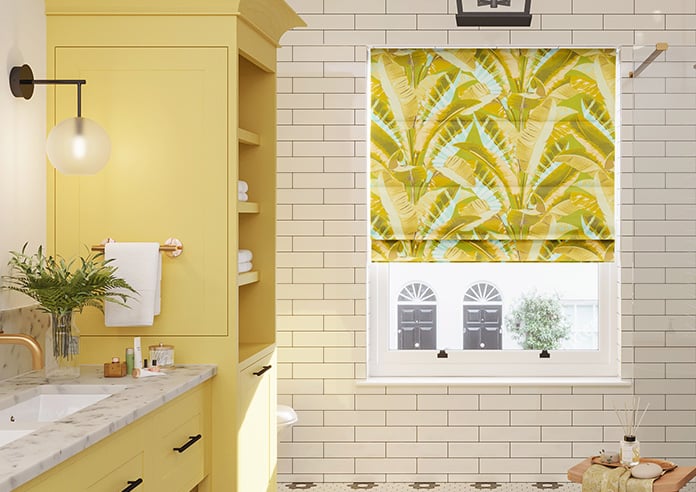 Rodeo Drive, Yellow - Motorised Roman Blind - Image 3